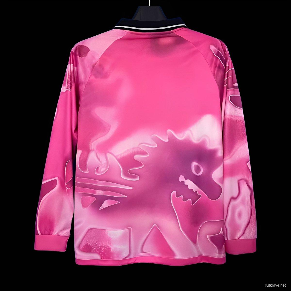 25/26 Kids Venezia Pink Goalkeeper Long Sleeve Jersey