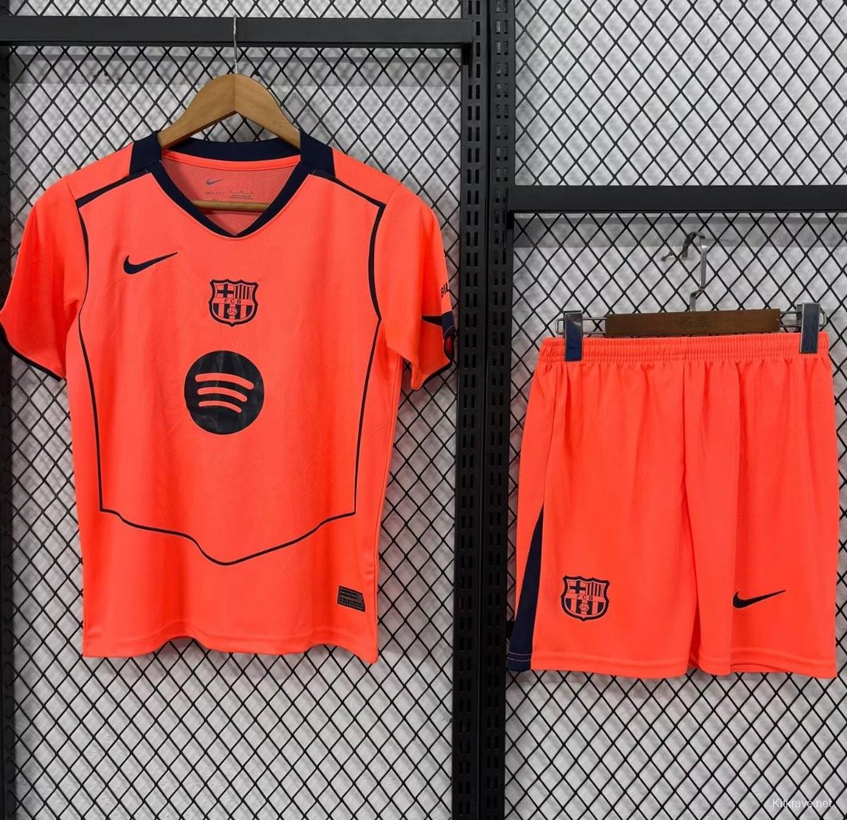 25/26 Kids Barcelona Third Jersey