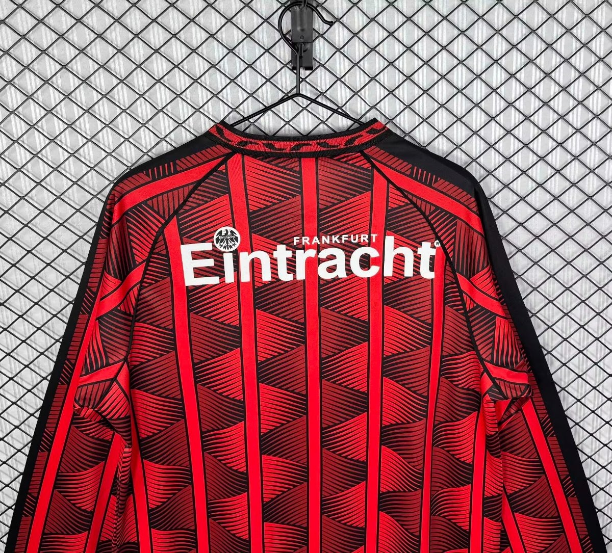 Retro 95/96 Eintracht Frankfurt Home Long Sleeve Jersey
