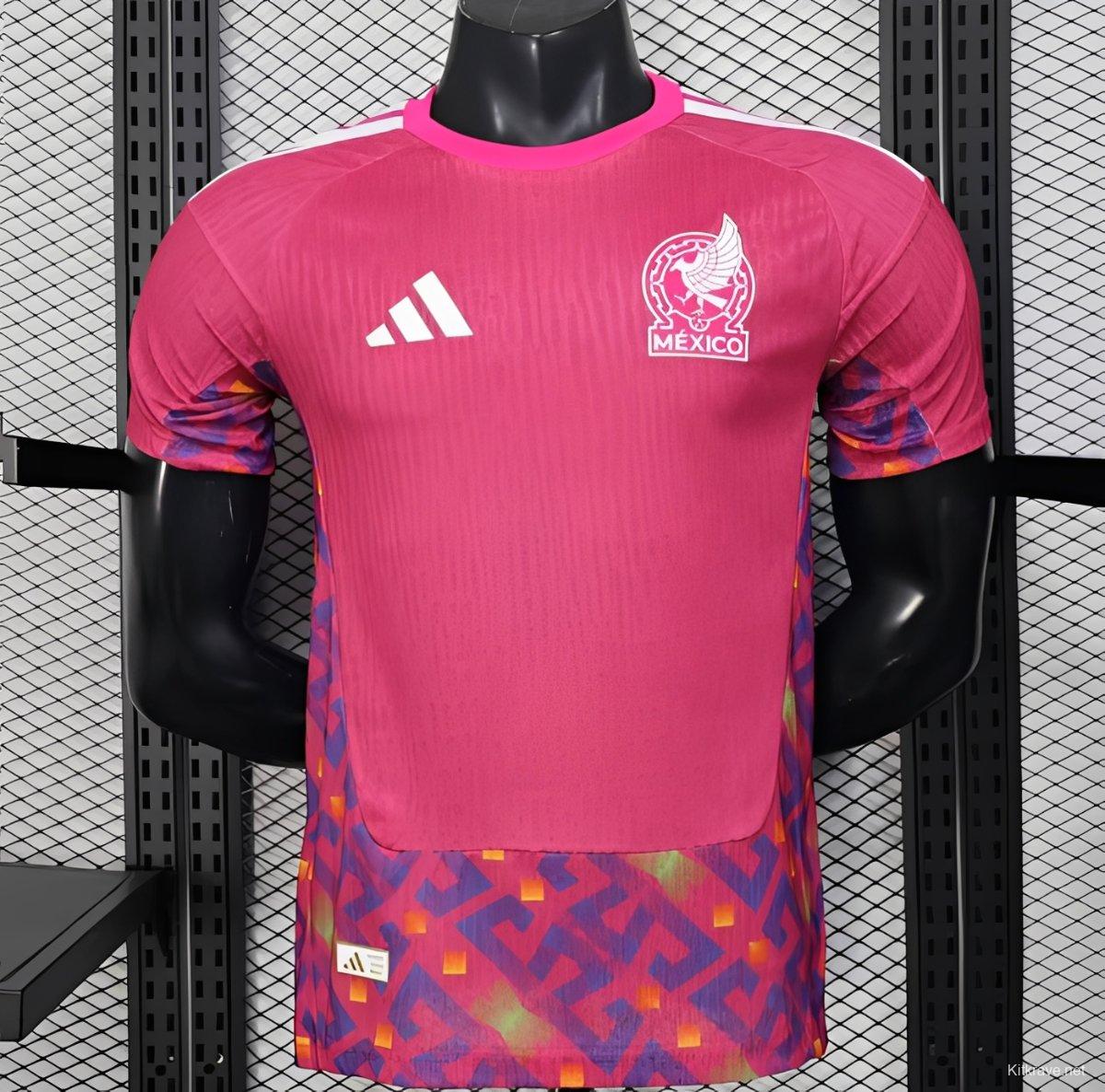 Player Version 2026 Mexico  Pink Training Jersey