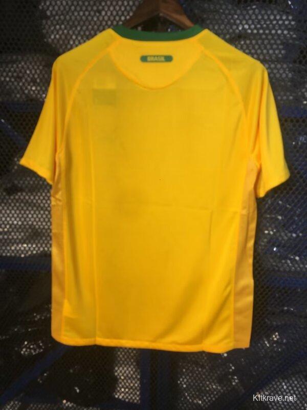Retro 2010 Brazil Home Jersey