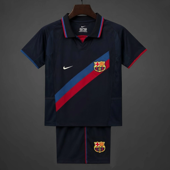 Retro 02/03 Kids Barcelona Third Jersey
