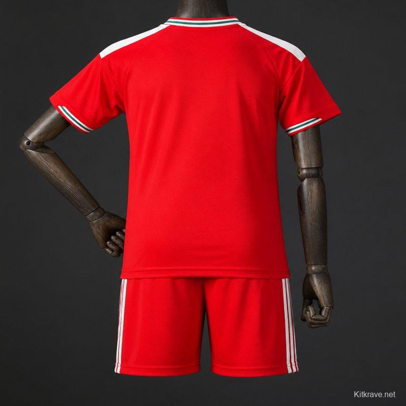 2026 Kids Wales Home Jersey
