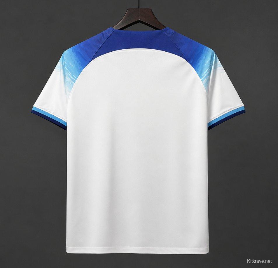 Retro 2022 England Home Soccer Jersey