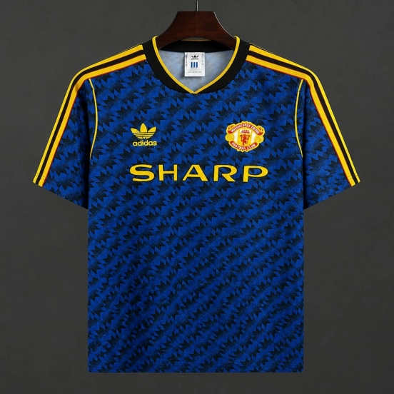 26/27 Manchester United 1990-92 Vintange Remake Away Jersey