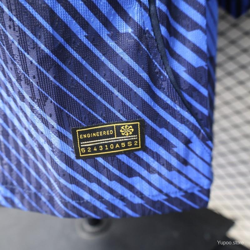 Player Version 2026 France Home Long Sleeve Jersey