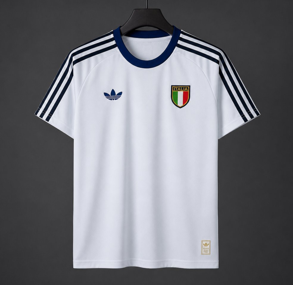 2026 Italy White Training Jersey
