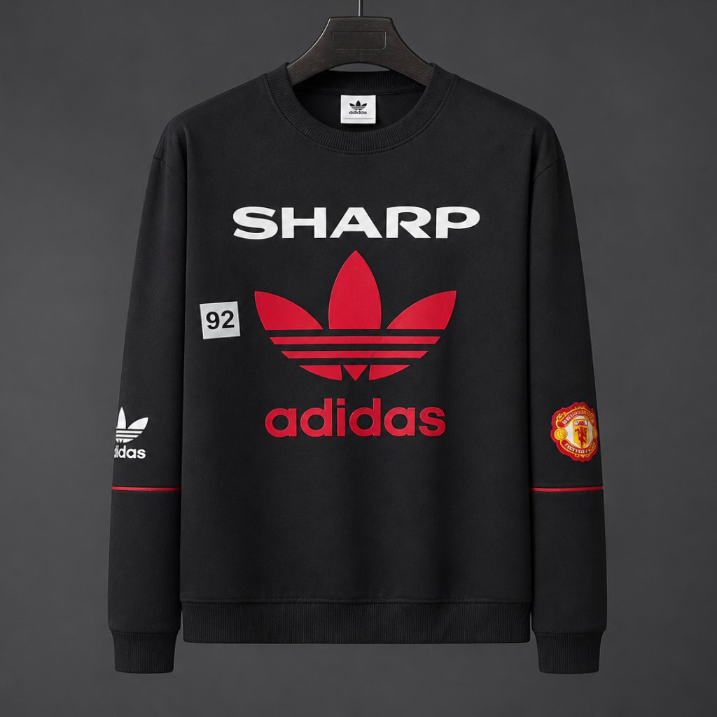 26/27 Manchester United Black Adidas Originals Bringback 90/92 Sweatshirt