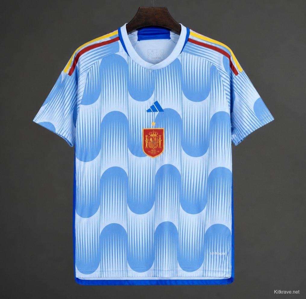 2022 Retro Spain World Cup Away Jersey