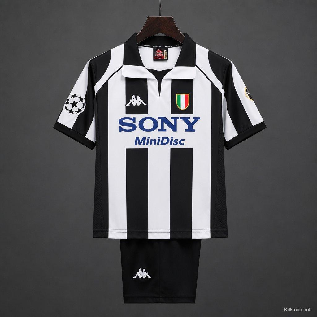 Retro Kids 97/98  Juventus Home Jersey