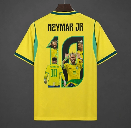 2026 Brazil Home Jersey Neymar JR Special Printing