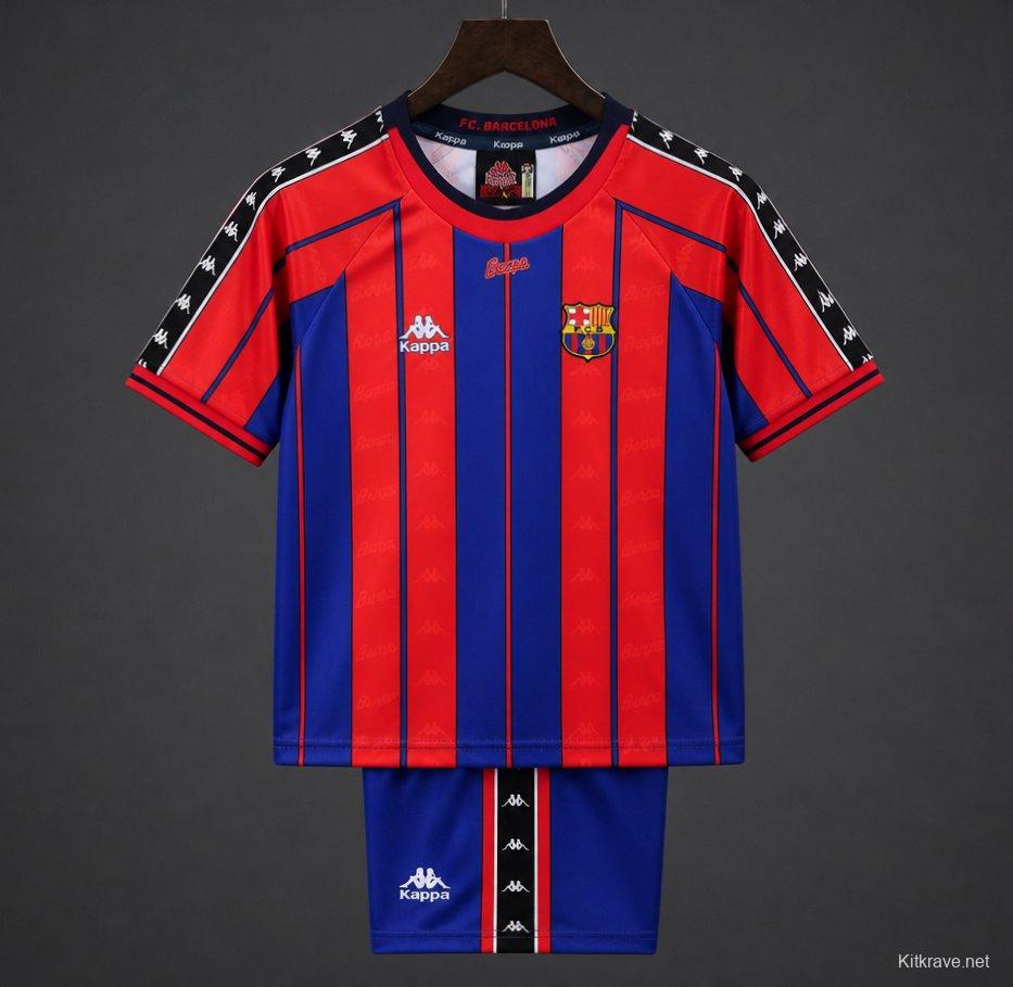 Retro Kids 97/98 Barcelona Home Jersey