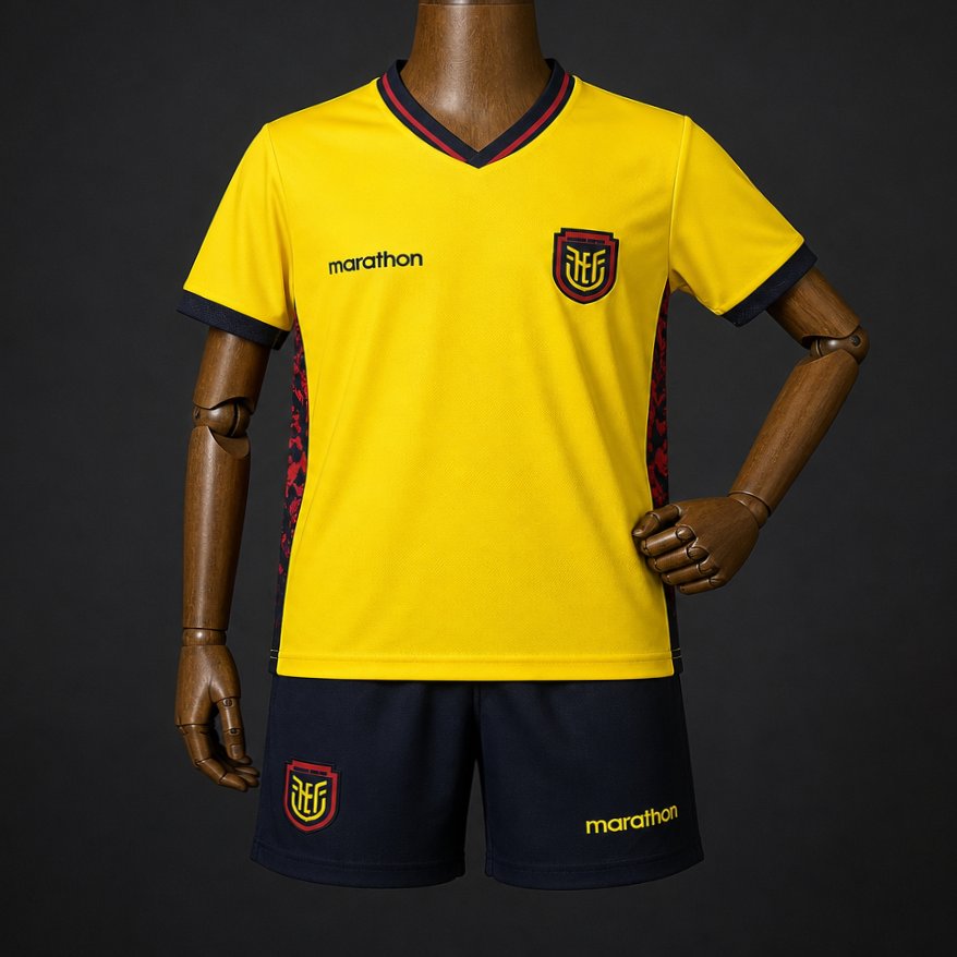 2026 Kids Ecuador World Cup Home Jersey