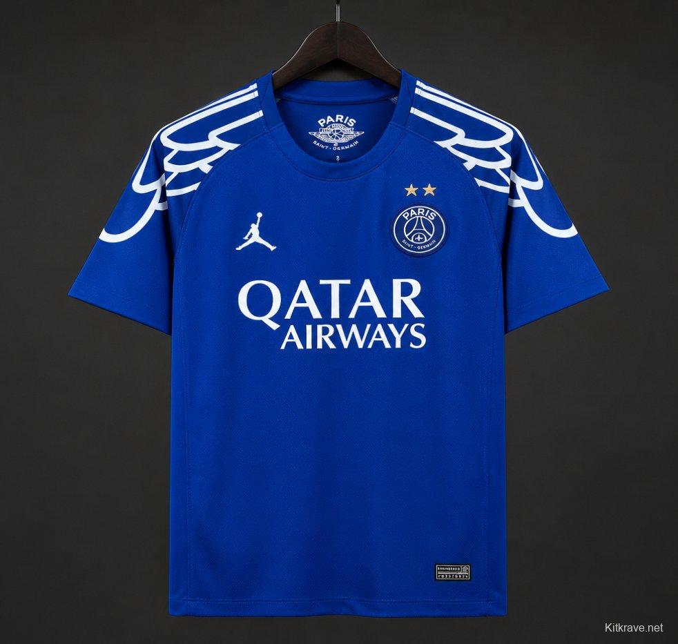 2 Stars 24/25 PSG Forth Blue Jersey