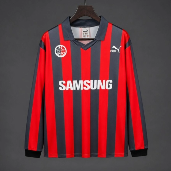 Retro 92/93 Eintracht Frankfurt Home Long Sleeve Jersey
