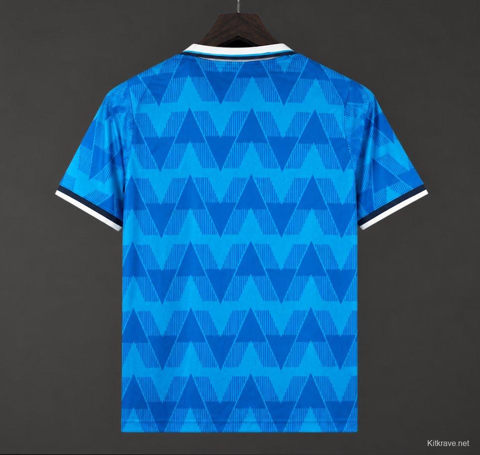 Retro 89/90 Lazio Home Blue Jersey
