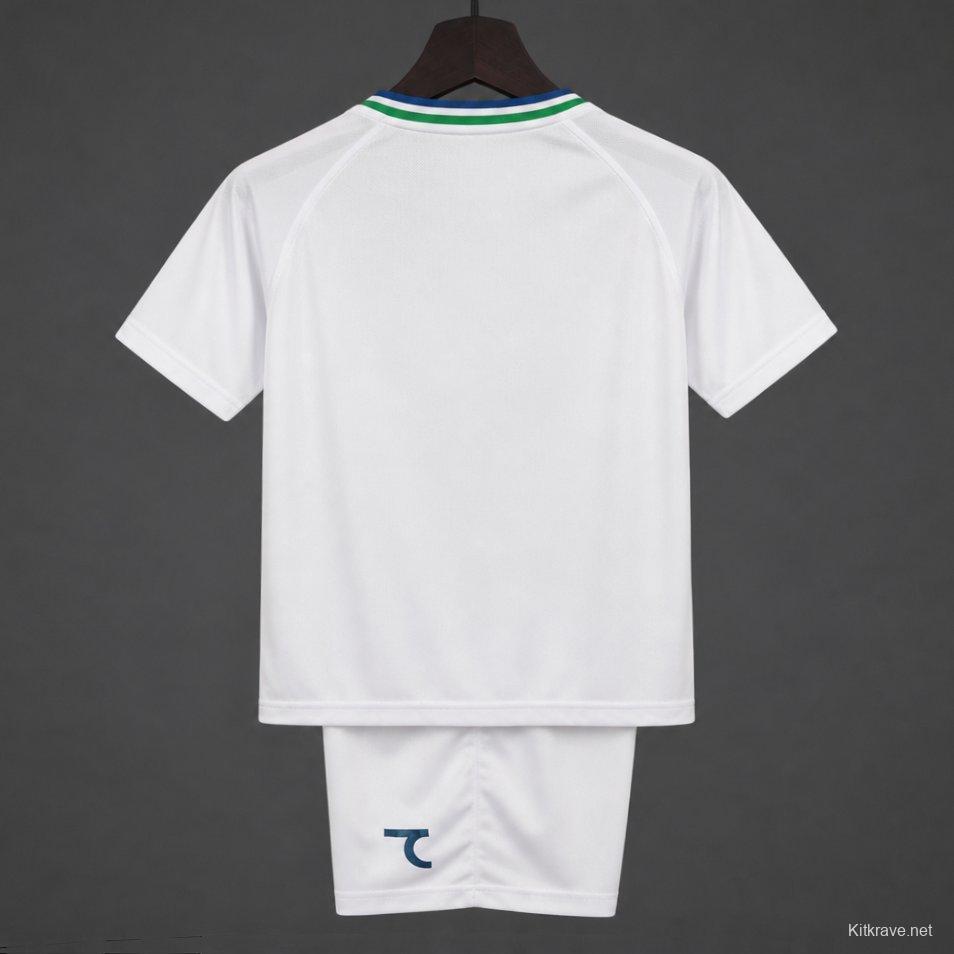 2026 Kids Uzbekistan Away White Jersey