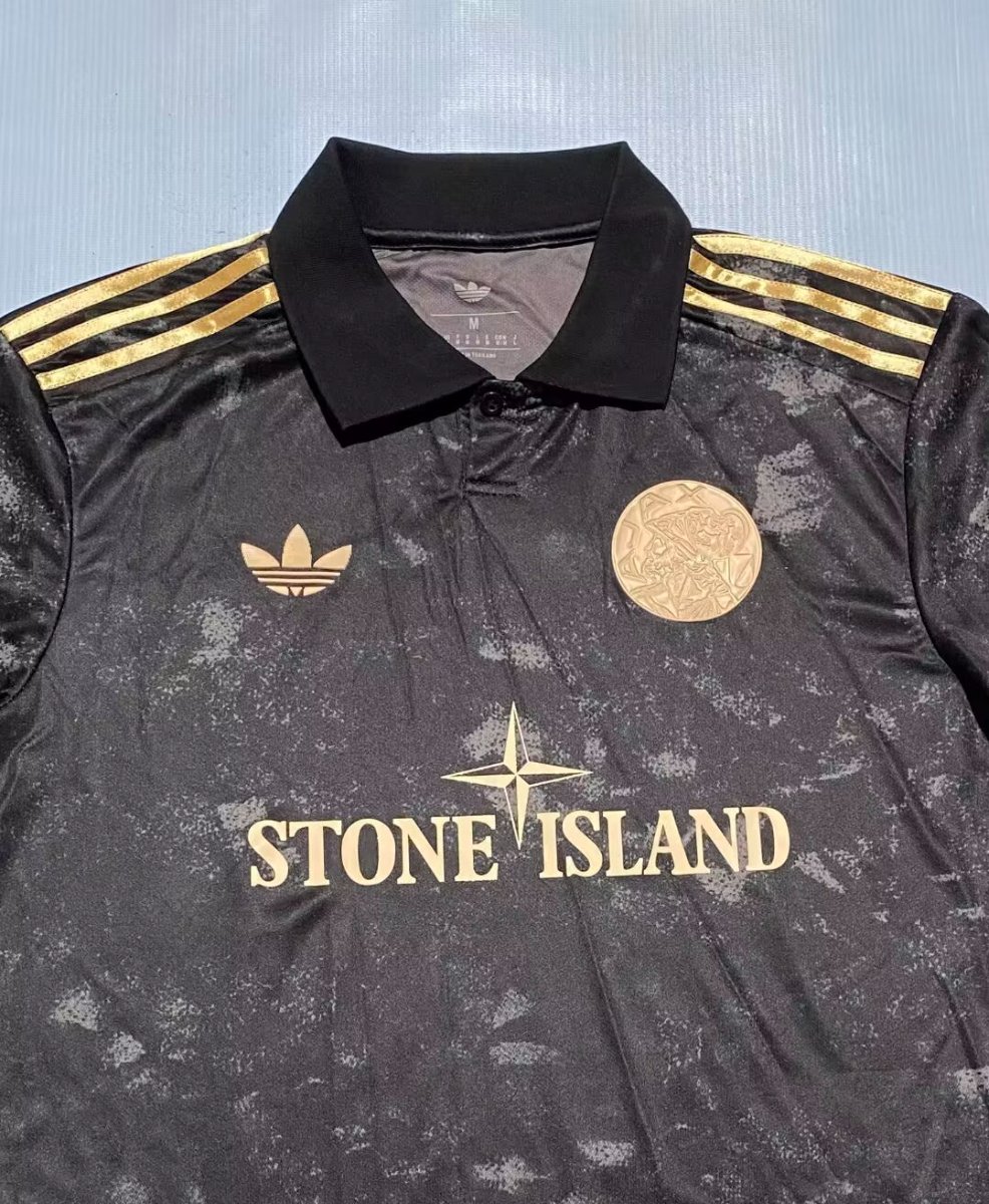 26/27  Ajax x Stone Island Concept Black Jersey