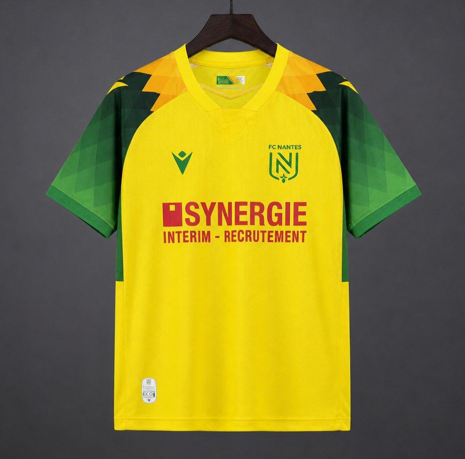 26/27 FC Nantes Home Yellow Green Jersey