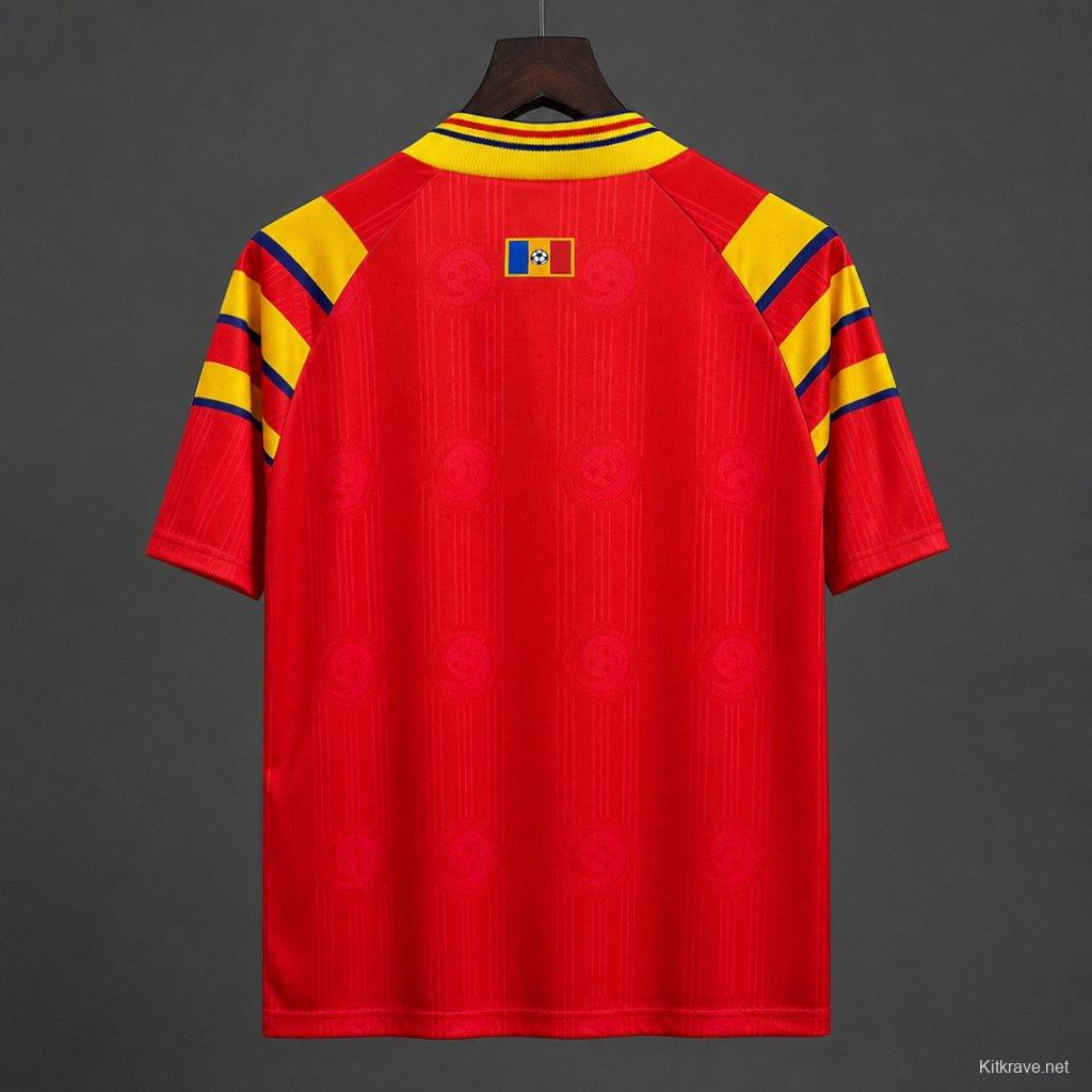 Retro 1996 Romania Home Jersey