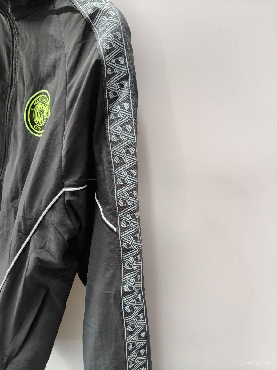 26/27 Manchester City x KING Dark Grey Windbreaker Jacket