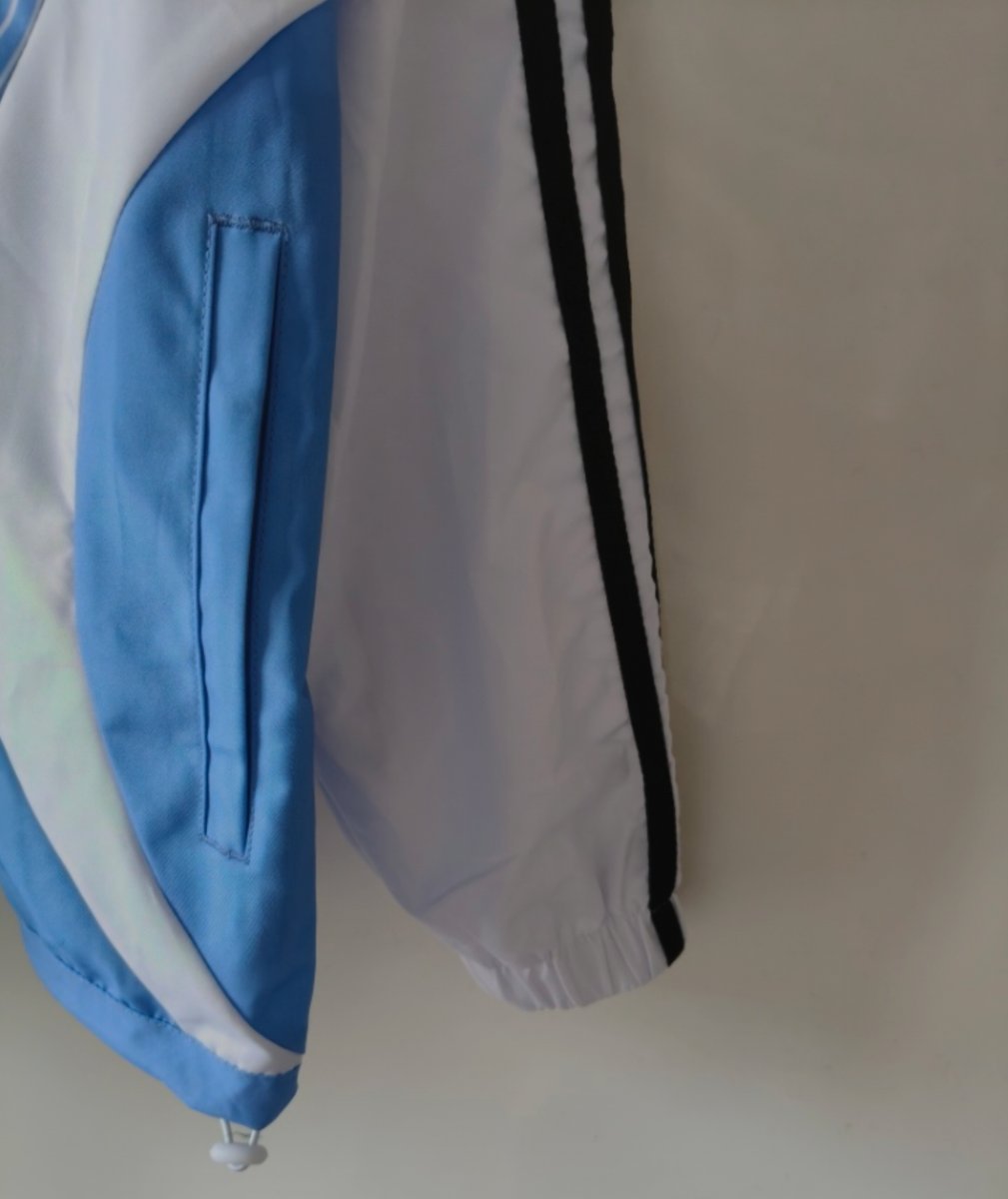 2026 Argentina Light Blue & White Windbreaker Jacket