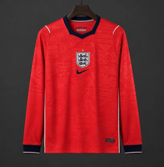 2026 Mens England World Cup Away Long Sleeve Jersey
