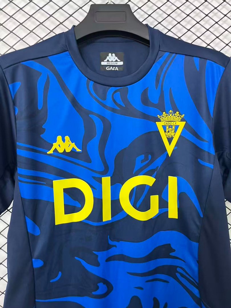 26/27 Cádiz CF Navy Blue Marble Pattern Pre-Match Jersey