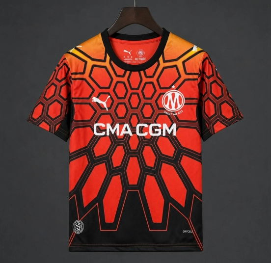 26/27 Olympique Marseille Goalkeeper Orange Jersey