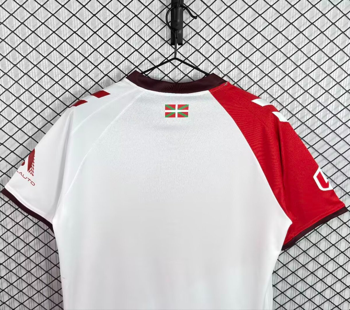 26/27 SD Eibar Red & White Diagonal Split Home Jersey