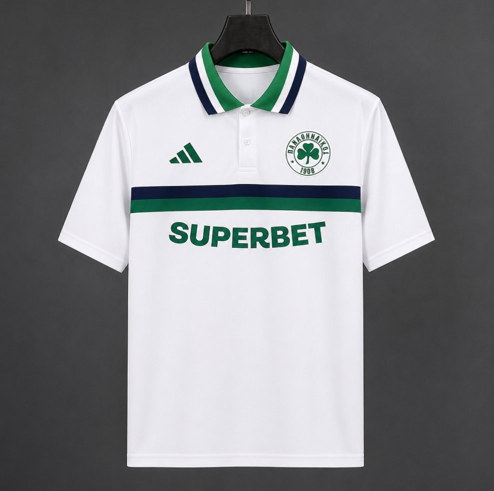 26/27 Panathinaikos Away White Jersey