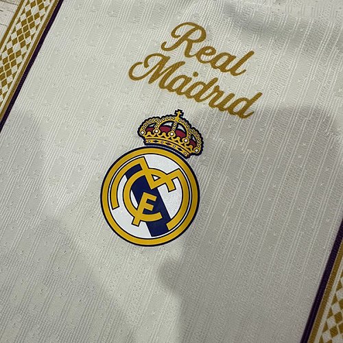 26/27 Real Madrid City  Edition Cream with Gold and Polo Collar Jersey