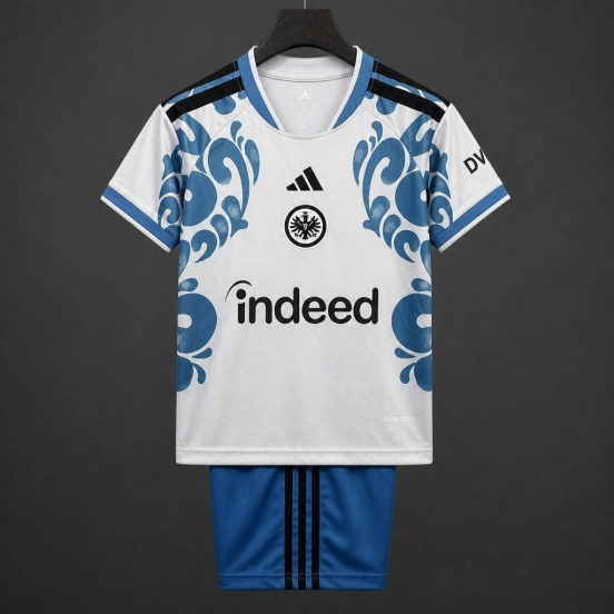 26/27 Kids Frankfurt Third White Jersey Kit