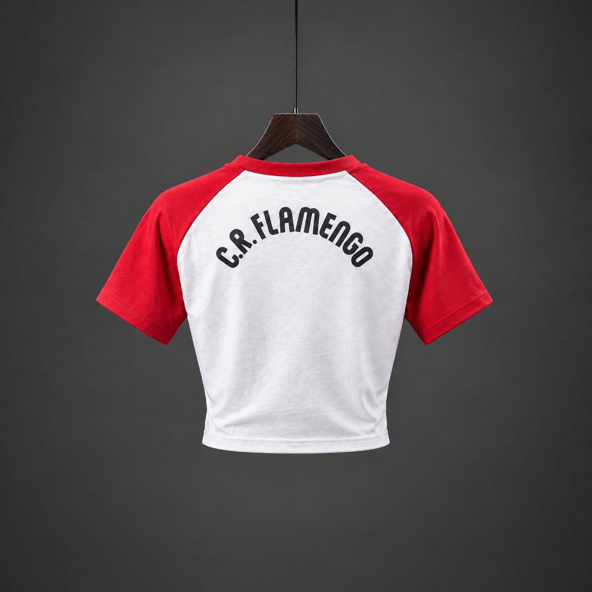 26/27 Flamengo Pre-Match Women White/Red Crop Jersey