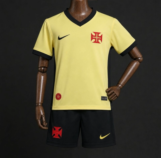 2026 Kids Da Gama Third Yellow Jersey