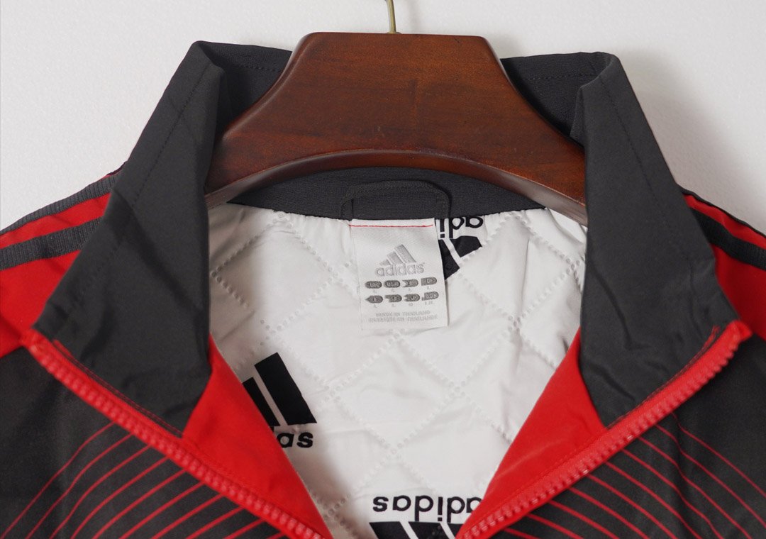 Retro 07/08 Manchester United Red Full Zipper Windbreaker